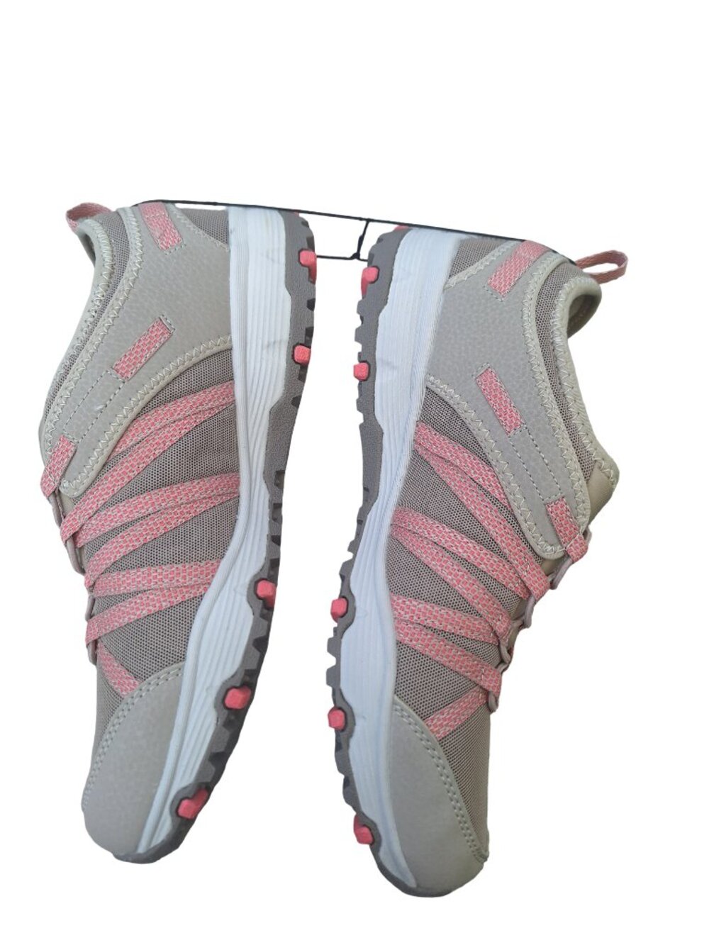 Skechers Seager Hiker Trail Hiking Sneakers Taupe Pink Sz 9 NWOT - Picture 3 of 8